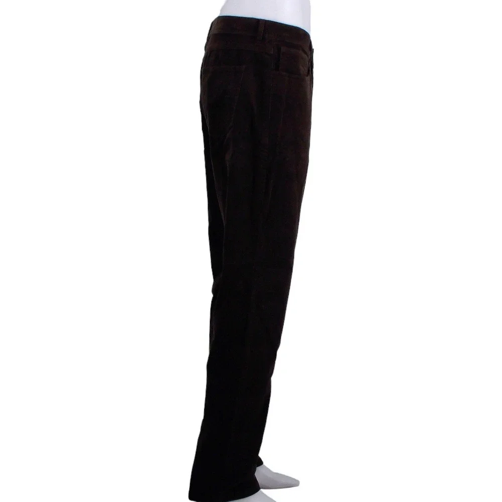 The Mens Store Bloomingdales Corduroy Tailored Fit Pants Brown 34W x 32L Classic